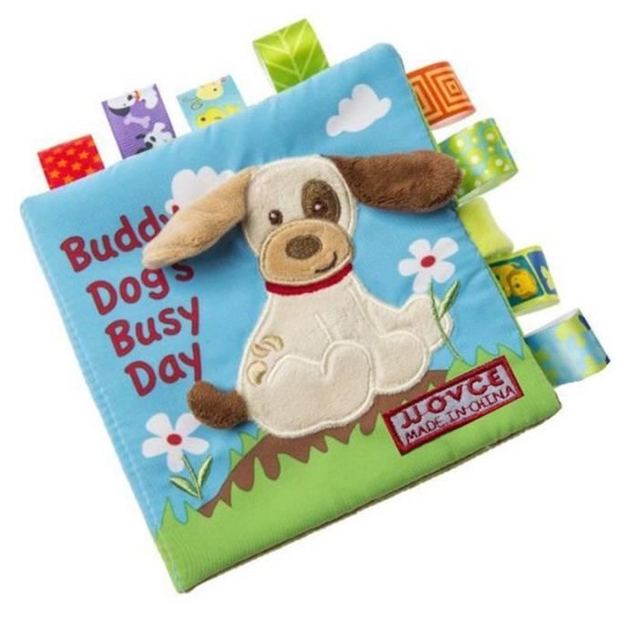 Jouet D Eveil Livre En Peluche Jouet Livre Toucher Interactif Pour Bebe M7 Cdiscount Librairie