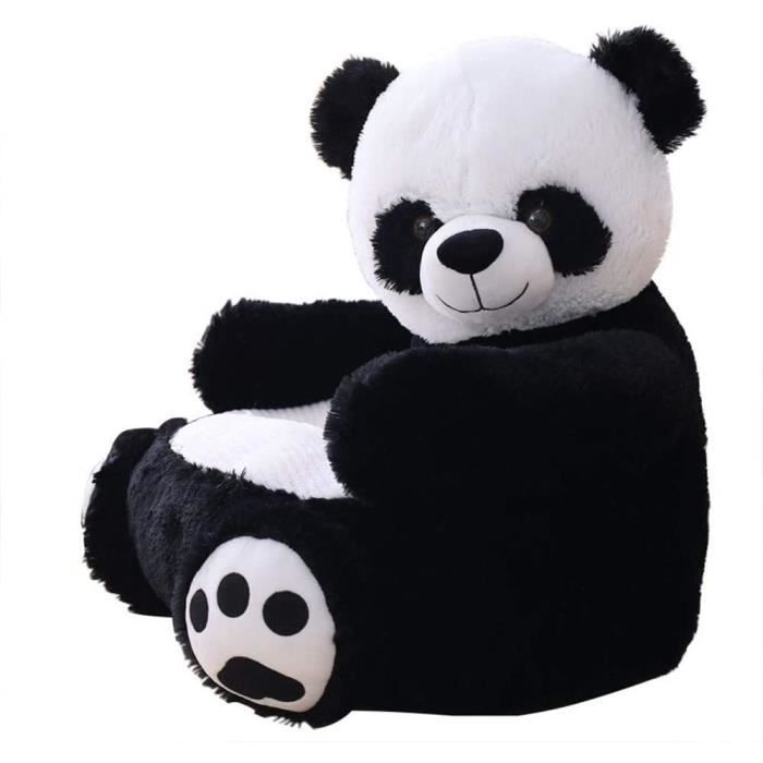 Fauteuil Enfant Momcaywex Ourson Sherpa Brun - Canapé Doudou Avec Dossier Haut Pour Enfants