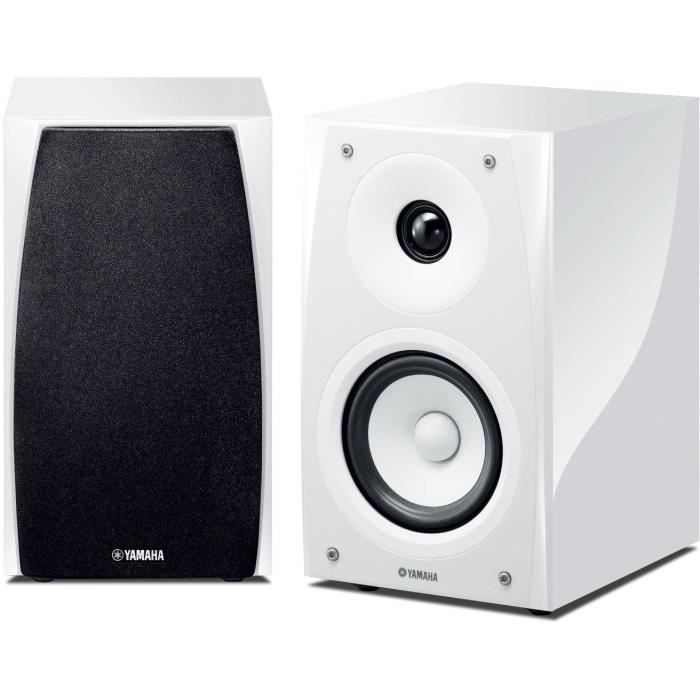 Enceinte bibliothèque YAMAHA NS BP182PW 2 voies Bass Reflex laquées blanches avec boomer de 12 cm et Tweeter à dôme de 3 cm