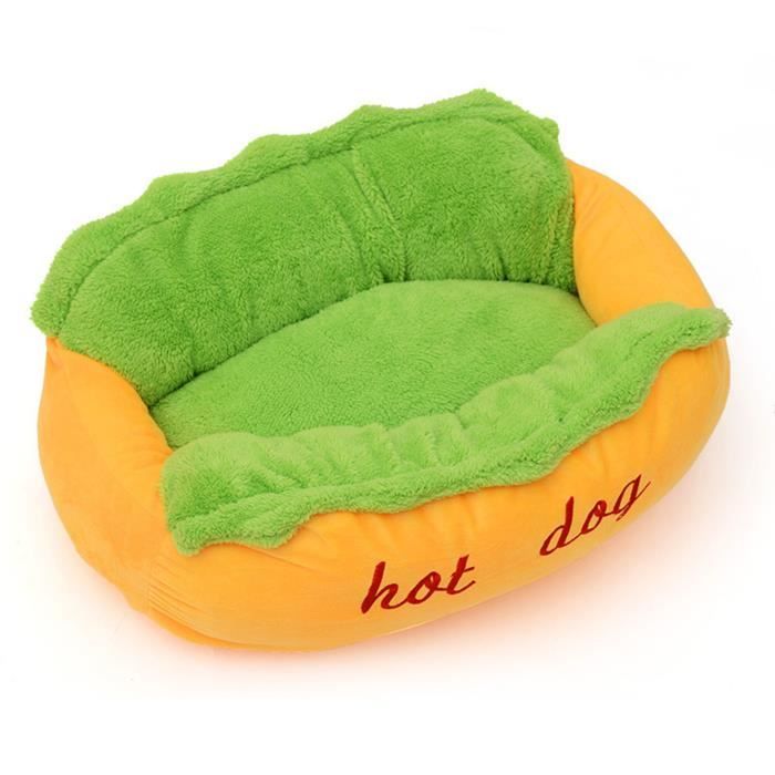 Panier Pour Chat En Forme D'aubergine - Doudou En Flanelle Et Mousse, Lavable En Machine, Tailles S à XXL - Confortable Et Décoratif Pour Chat/chien