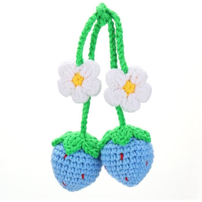 Lot De 2 Breloches Y2K Mignonnes Pour Téléphone | Motif Fraise, Papillon, Étoile | Cordon Noir | Accessoire Déco - 3
