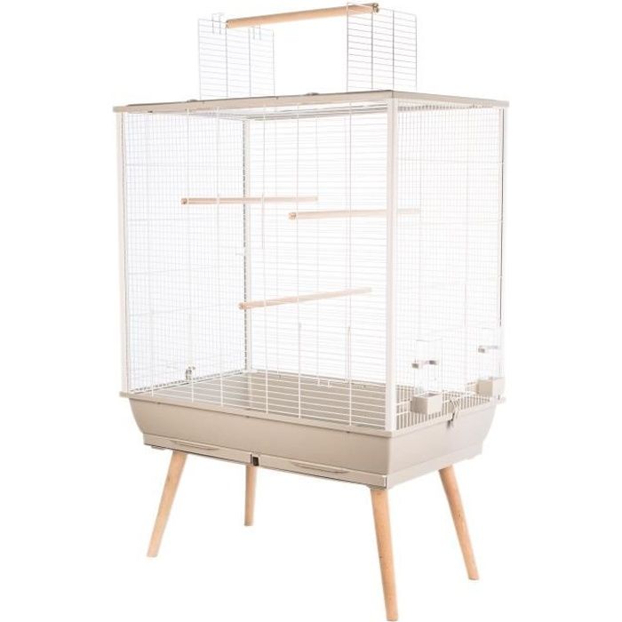 Cage Neo Jili Oiseau L 78 X P 475 X H 112 Cm Beige