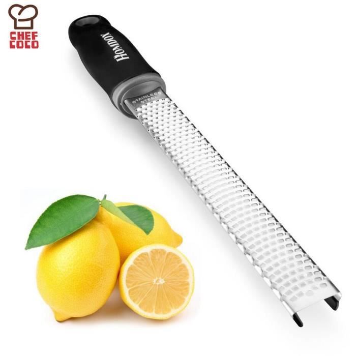 Râpe Multi-fonctions En Acier Inoxydable - 3 Motifs (cœur, Trous Fins, Croisé), Pour Fromage, Citron, Gingembre ! - 1