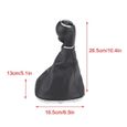 Car Gear Shift Knob Lever Stick Gaitor Boot Cover for Opel Corsa D 009140093 19276456-1