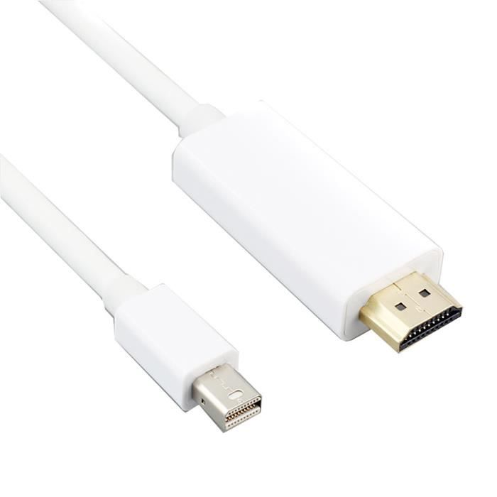 Câble DisplayPort Vers DVI-D BENFEI 1.8m - Connecteur Or, 1920x1200@60Hz, Pour PC, Moniteurs