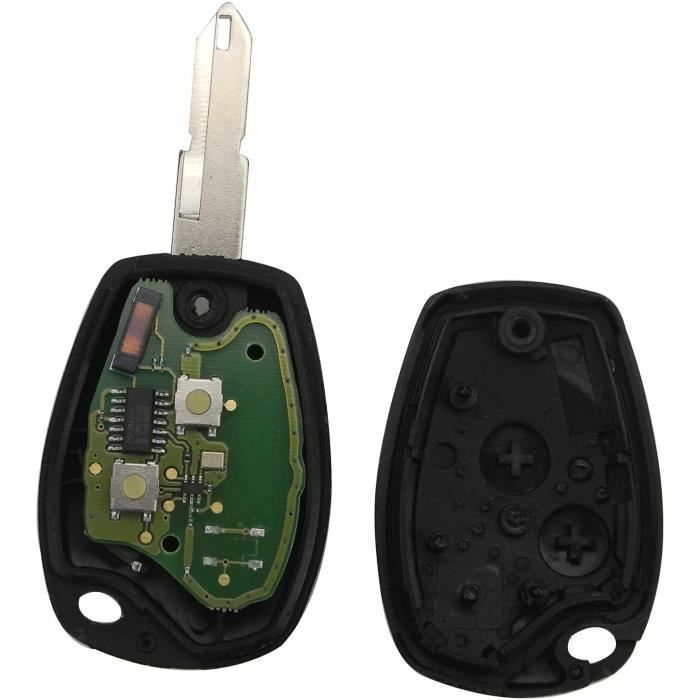 Housse Silicone Pour Clé Renault Dacia - Modèles Sandero, Duster, Lodgy, Logan, Dokker - Noir