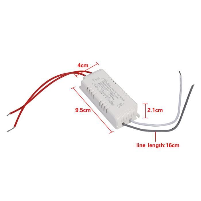 Transformateur LED 15V 10A – Adaptateur Alimentation DC Stable Pour Éclairage LED, Rubans Et Lampes