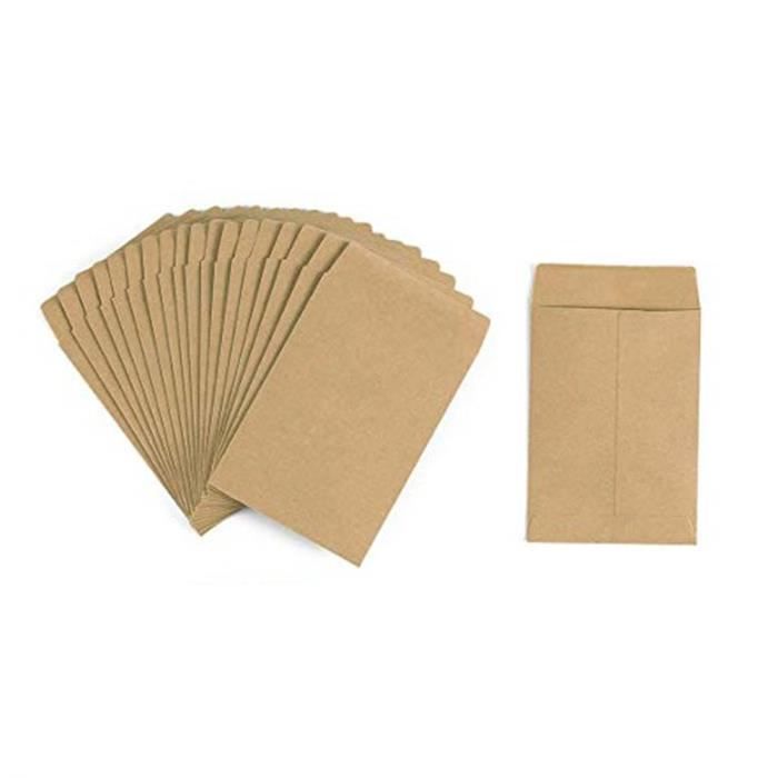 Lot De 100 Pochettes Cadeau En Papier Gris Clair 7x12 Cm - Pour Bijoux Et Petits Objets - Neuf