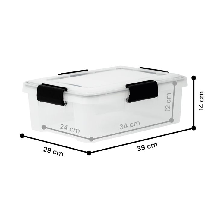 Iris Ohyama, Boîte/Lot de 3 boîtes de rangement, Boite de rangement