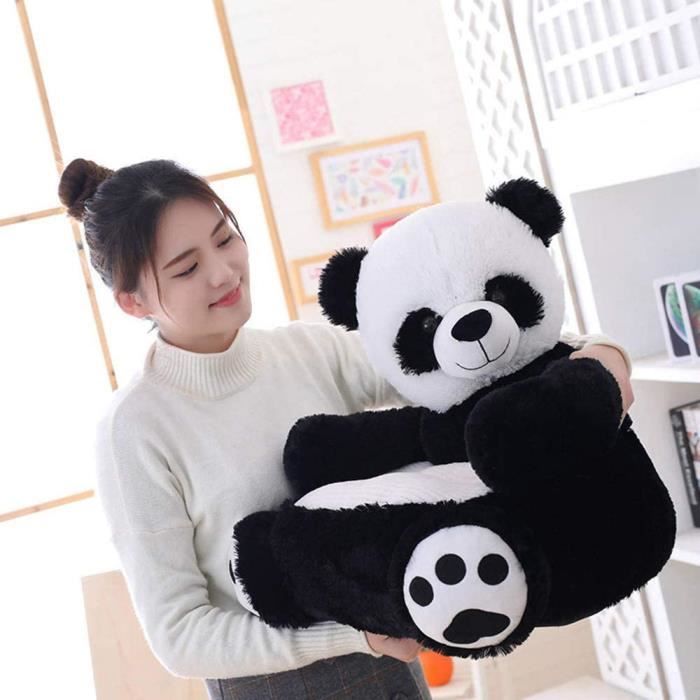 Canapé Panda En Peluche Pour Enfants - Fauteuil Assis Doux Et Confortable Garçons Filles