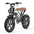 Vélo électrique - 20" avec Pneu 4.0 Fat - Batterie amovible 48V 25Ah - E-BIKE Tout Terrain - VTT Électrique-2