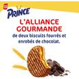 Choco Prince de LU - Pack de 40 sachets - Biscuits Enrobés de Chocolat au Lait et Fourrés Goût Chocolat - Biscuits au Blé Complet-2