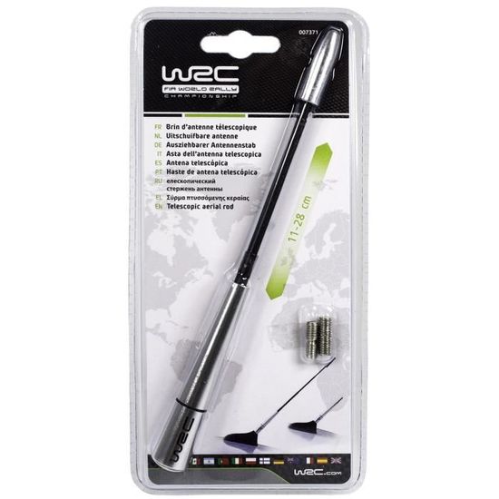 WRC Brin d'antenne Aluminium tige télescopique 11 à 28 cm - Achat / Vente  antenne auto-moto WRC Brin d'antenne Aluminium - Cdiscount