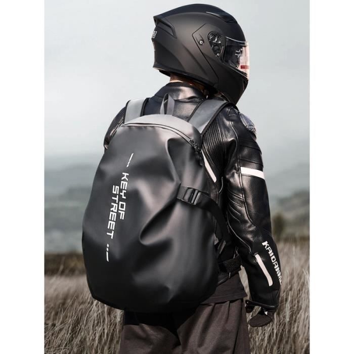 Sac à dos moto étanche grande capacité Porte casque Sac à dos de football -  Cdiscount Auto