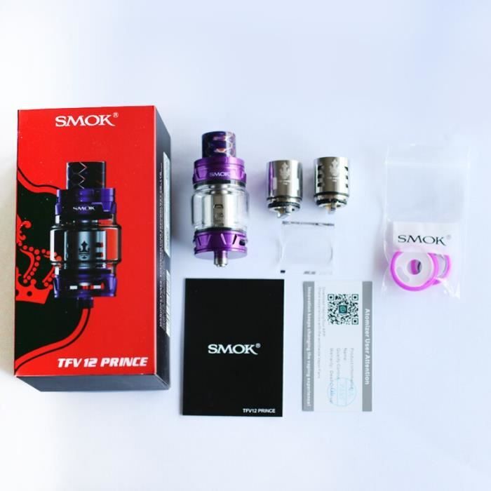 Cigarette lectronique atomiseur SMOK TFV12 Prince atomiseur bobine Vape  stylo bote Mod rservoir VS - Type TFV12 Prince Q4 3PC - Cdiscount Au  quotidien