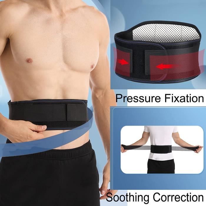 Ceinture Lombaire Ceinture Dorsale Homme Et Femmes Ceintures Lombaires Mal de Dos Ceinture avec Sangles de Compression Doubles Sup Cdiscount Sante Mieux vivre