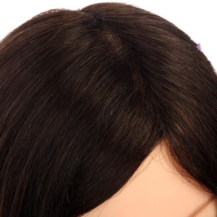 20 inch animal cheveux tissage modèle professionnel coiffure tête