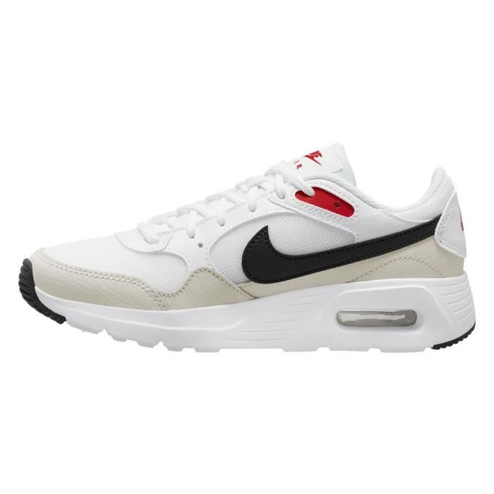 Chaussure Nike Air Max SC en cuir pour adulte Blanc Noir Phantom Rouge Confortable et amortie avec Air White black phantom university red Cdiscount Chaussures