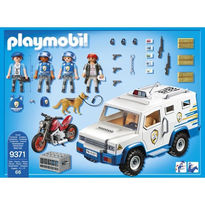 PLAYMOBIL - 9371 - City Action - Fourgon Blindé police