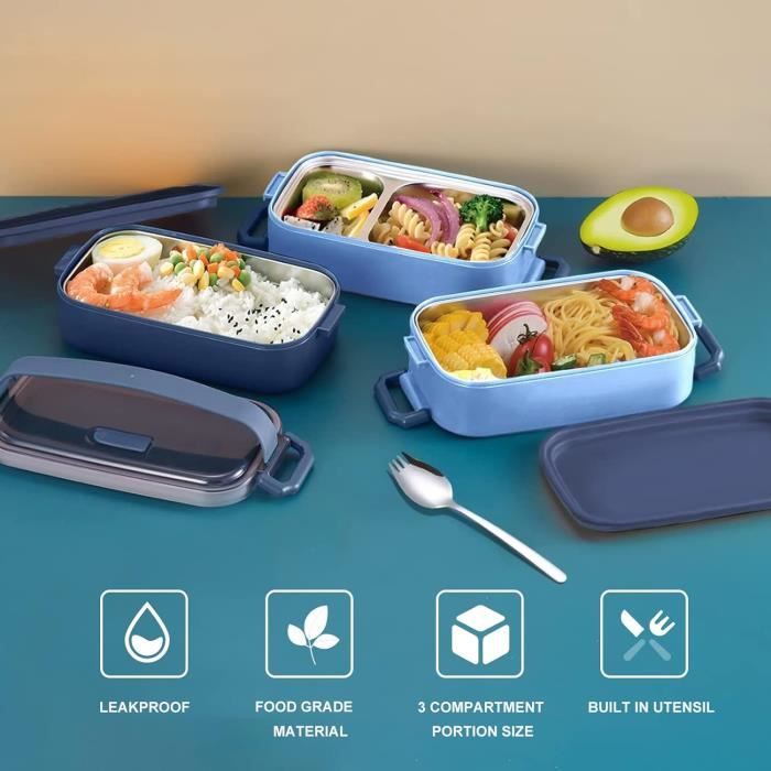 b.box Mini Boite à Déjeuner Enfant | Boite à Repas à Compartiments | Lunch Box avec 3 Compartiments (2 Étanches) | Idéal pour Collations des b.box Mini Boite à Déjeuner Enfant | Boite à Repas à Compartiments | Lunch Box avec 3 Compartiments (2 Étanches) | Idéal pour Collations des