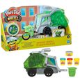 Camion poubelle Play-Doh Wheels - Play-Doh - Avec pâte à imitation ordures et 3 pots de pâte à modeler-3