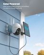 (2K Upgrade) ieGeek Caméra Surveillance WiFi Extérieure sans Fil Solaire Caméra IP Batterie Vision Nocturne Couleur PIR Détection-3
