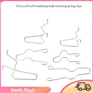 Lot 6 Pinces à Ressort Retenue Ampoule Phare H1 H3 H4 H7 – Universelles Voiture Clips Fixation
