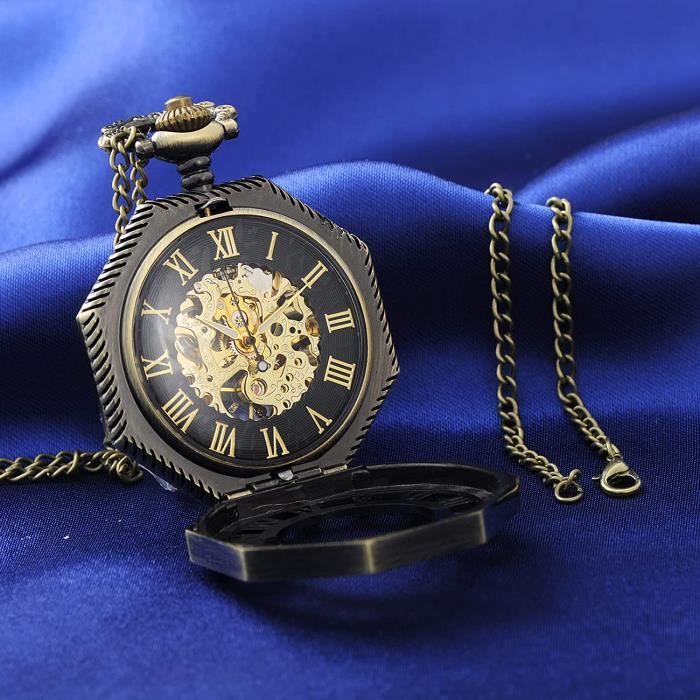 Montre gousset m canique remontage manuel Pour homme et femme