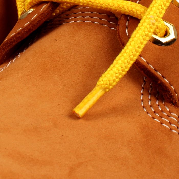 Lacets En Cuir Jaune Marron Pour Chaussures, Bottes, 120 Cm[n20215