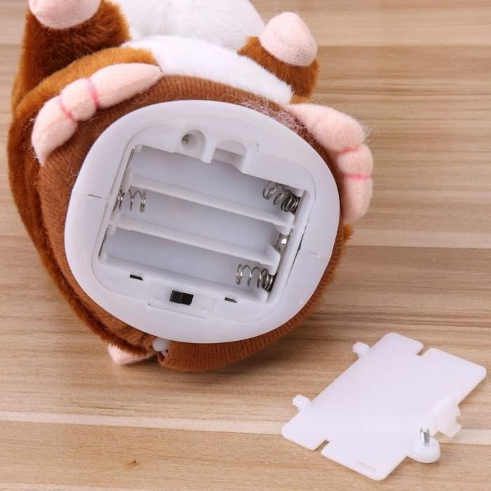 Jouet Hamster Parlant Interactif En Peluche - Répète La Voix Pour Enfants Et Cadeau Amusant