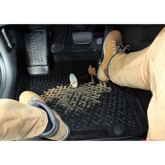 3D EXCLUSIVE TAPIS DE SOL EN CAOUTCHOUC pour PEUGEOT 208 2012-2019 NOIR 3D EXCLUSIVE TAPIS DE SOL EN CAOUTCHOUC pour PEUGEOT 208 2012-2019 NOIR