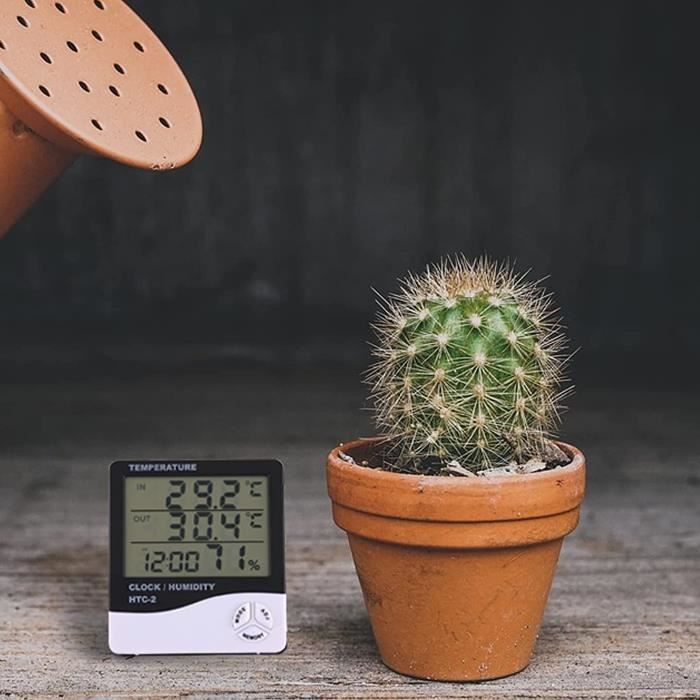 3In Grand Écran Thermomètre,Thermomètre Hygromètre Intérieur LCD — free download