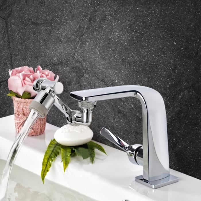 Rallonge De Robinet Universelle Rotative à 1080 °, Bras Robotique Rotatif à Grand Angle, Robinet Universel à Filtre Anti-éclaboussures, Robinet Avec | Leroy Merlin
