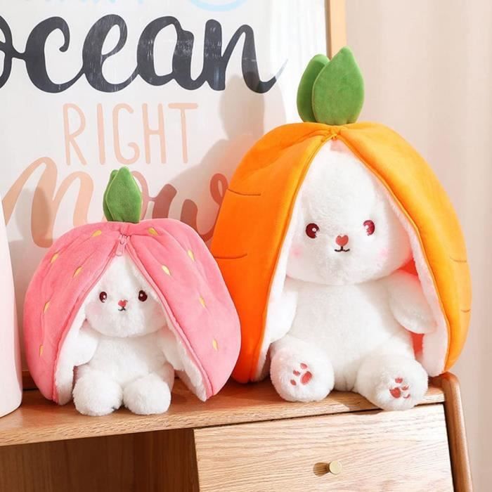 Jouets Lapin Mu-ppets, Peluche Lapin Fraise, Lapins À Cache-cache Dans Une Pochette Carotte Fraise Cadeau De Lapin De Pâques Dézippez La Poupée Lapin Dans Un Sac À Main Carotte Fraise Lapins Mignons Jouets Lapin Mu-ppets, Peluche Lapin Fraise, Lapins À Cache-cache Dans Une Pochette Carotte Fraise Cadeau De Lapin De Pâques Dézippez La Poupée Lapin Dans Un Sac À Main Carotte Fraise Lapins Mignons