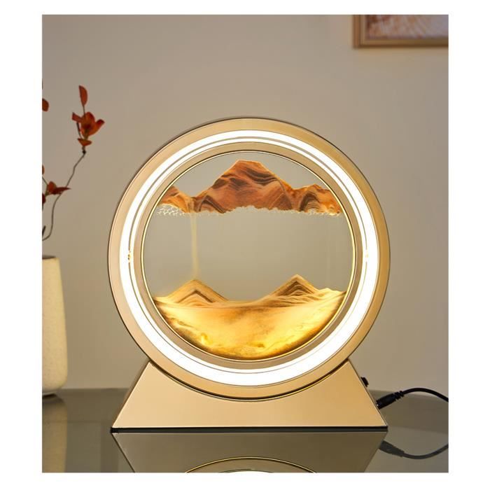 Lampe de Bureau Led Sablier | Éclairage sans Fil Apaisant