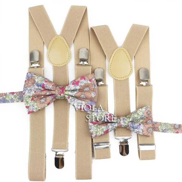 Vêtements - lingerie,Bretelles avec nœud papillon pour enfants,ensemble