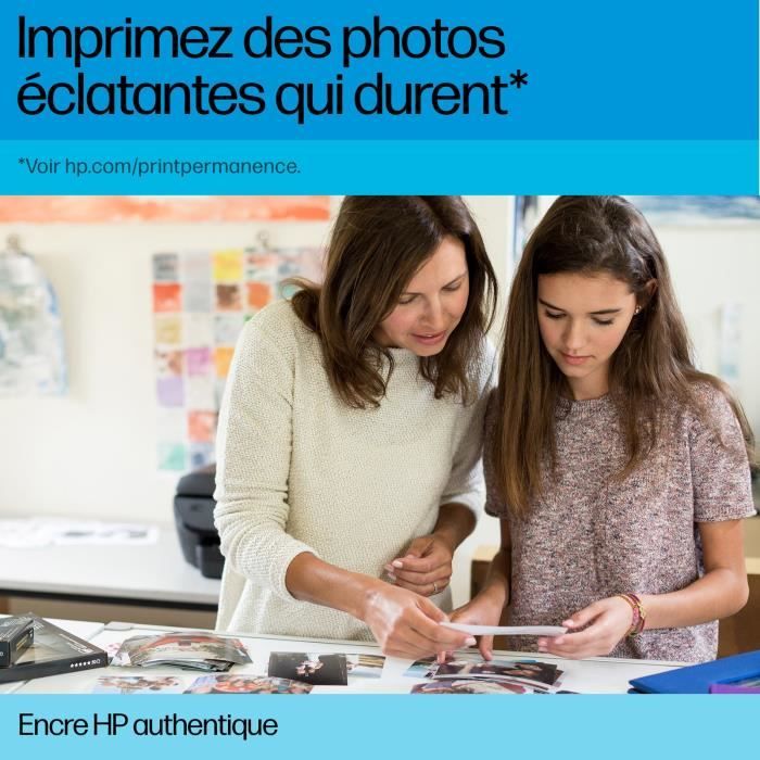 Pack De 2 Cartouches D'encre Hp 308 Authentiques Noire Et Tricolore (6l6s6ue) Pour Hp Envy 6110, 6120, 6130, 6520, 6530 à Prix