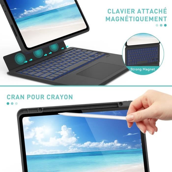 Coque Pour IPad Pro 11" 2024 (M4) Avec Porte-stylet - Protection TPU, Réveil Automatique, Support - 6