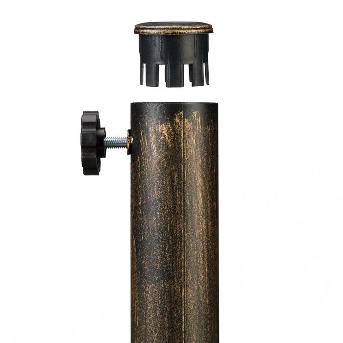 Stilista Pied De Parasol En Fonte Pour Tiges De 38-48mm, Différentes