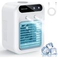 Mini climatiseur portable ventilateur silencieux réservoir eau rafraîchisseur