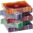 Boîtiers CD Crystal Color - pack de 25-0