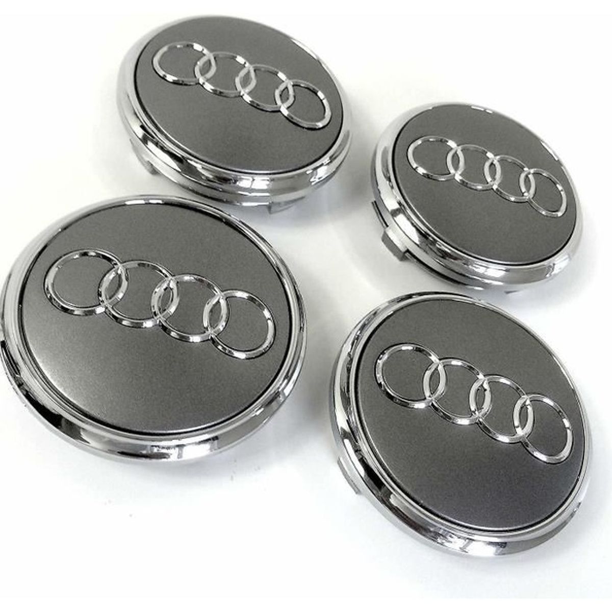 lot de 4 pièces x 60 mm par Goodealshop Logos/Cache-moyeux/Capuchons de roue pour Audi