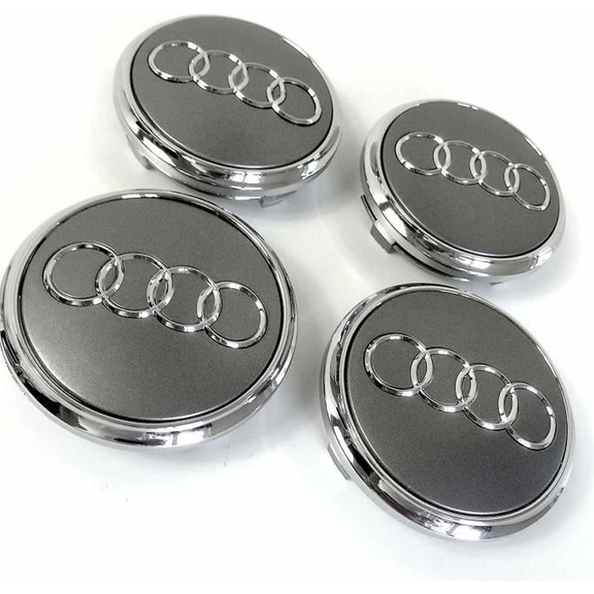 lot de 4 pièces x 60 mm par Goodealshop Logos/Cache-moyeux/Capuchons de roue pour Audi lot de 4 pièces x 60 mm par Goodealshop Logos/Cache-moyeux/Capuchons de roue pour Audi