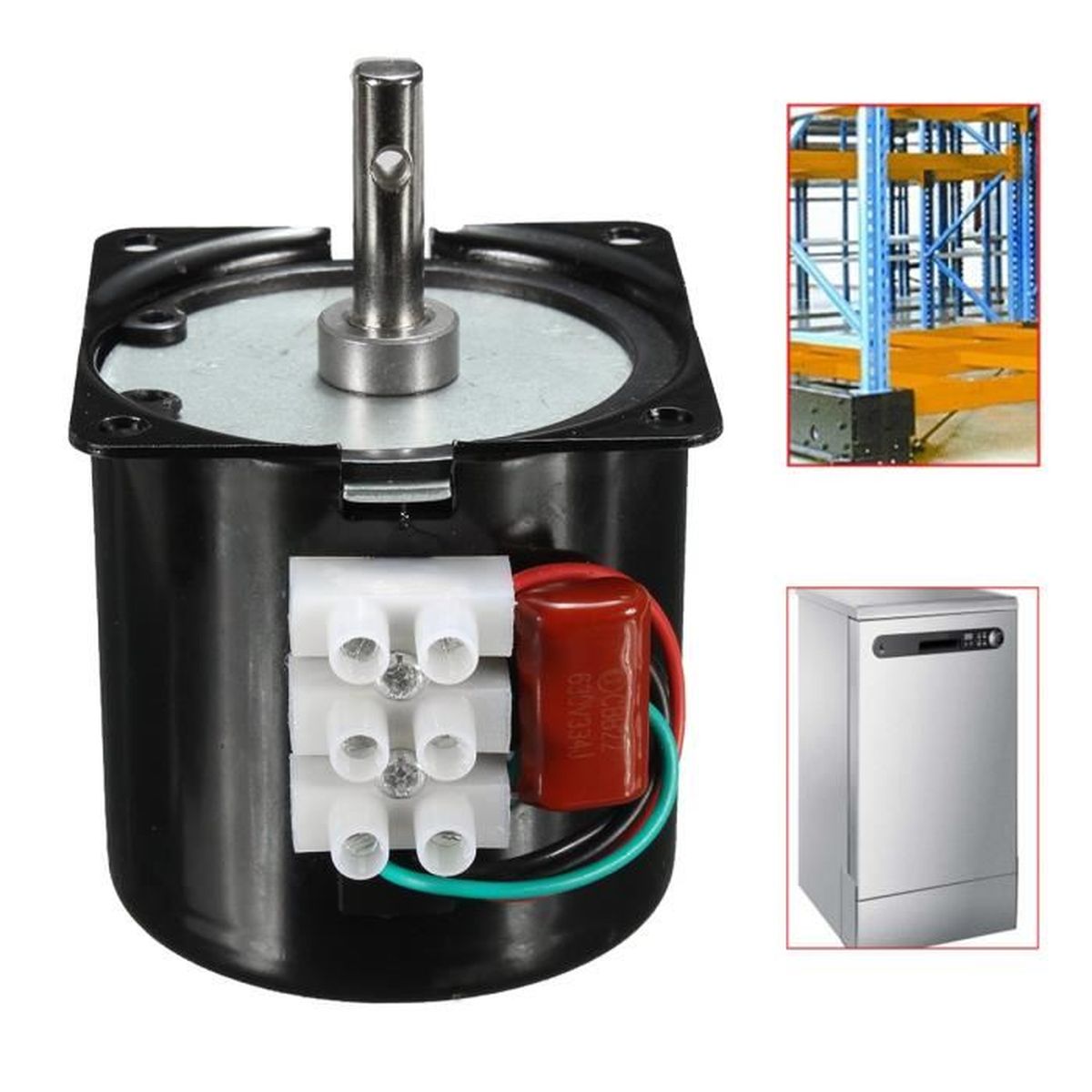 Moteur à Engrenages - VBESTLIFE - JS-50T - Moteur Synchrone - Faible