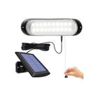 JEIIBRZUI Lampe Solaire Suspendue d'intérieur d'extérieur IP65 étanche 20LED Lumière Solaire d'appentis avec String Control Lampes Label