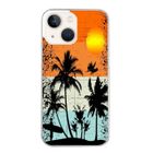 TAPERSO Coque pour iphone 12 et 12 PRO motif hawai sun