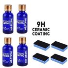 DLZAOAO 9H Nano en céramique automatique de voiture Revêtement de verre liquide hydrophobe anti-rayures Car Care 4 * 30 ml