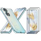 Coque Silicone Transparente Angles Renforces + 2 Verres Trempes Pour Honor 90 5G Little Boutik©