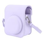 Étui de protection pour appareil photo - SALUTUYA - Mini 12 - Violet - PU - Sangle réglable