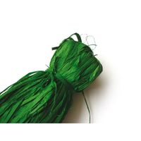 Raphia végétal vert foncé en bobine 50 g - Graine créative Vert